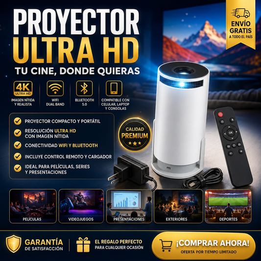 MINI PROYECTOR HY300 ULTRA HD