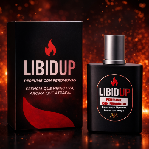 PERFUME VIRAL CON FEROMONAS LIBIDUP PARA HOMBRES
