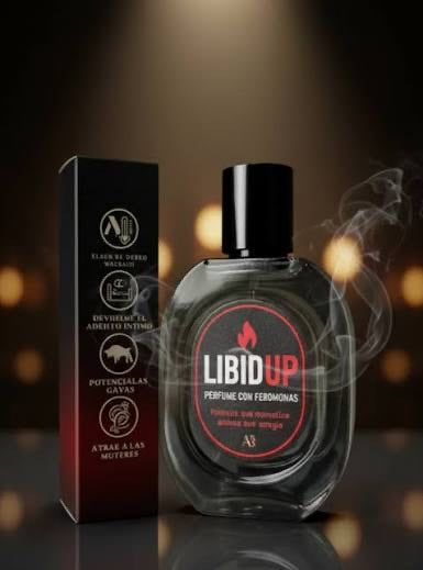 PERFUME VIRAL CON FEROMONAS LIBIDUP PARA HOMBRES